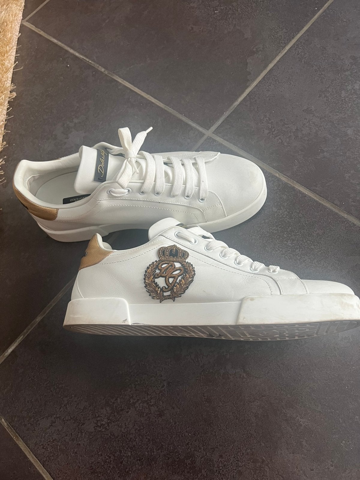 Dolce Gabbana shoes, Kleding | Heren, Ophalen, Wit, Zo goed als nieuw, Sneakers