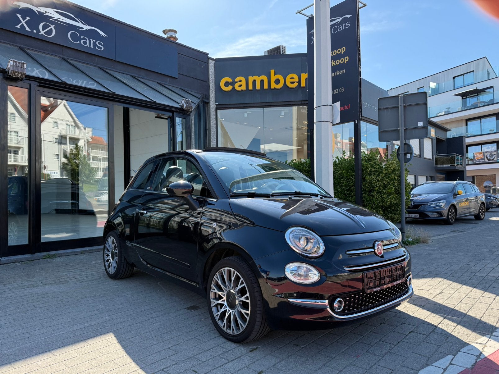 Fiat 500 | Star | Cabrio | Automaat | 2020 | Garantie |, Auto's, Fiat, 4 zetels, Zwart, Leder, Bedrijf