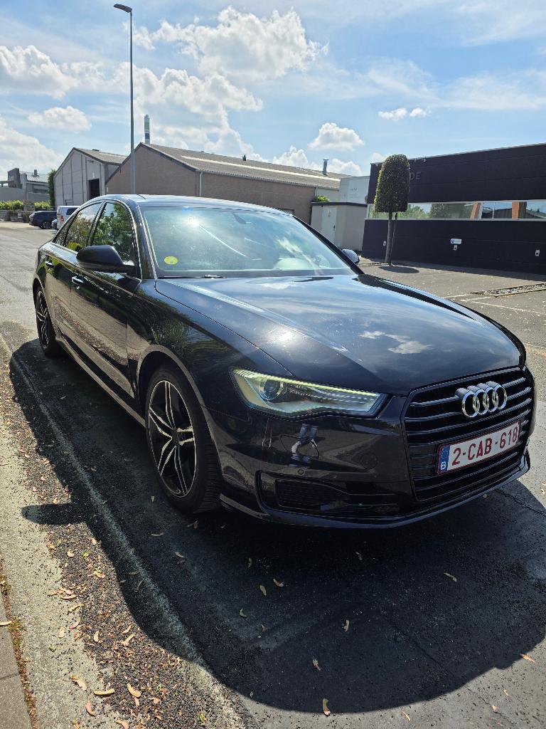 Audi A6 C7 EURO 6 ROZE kAART 190 pk, Auto's, Voorwielaandrijving, Euro 6, 4 cilinders, Zwart