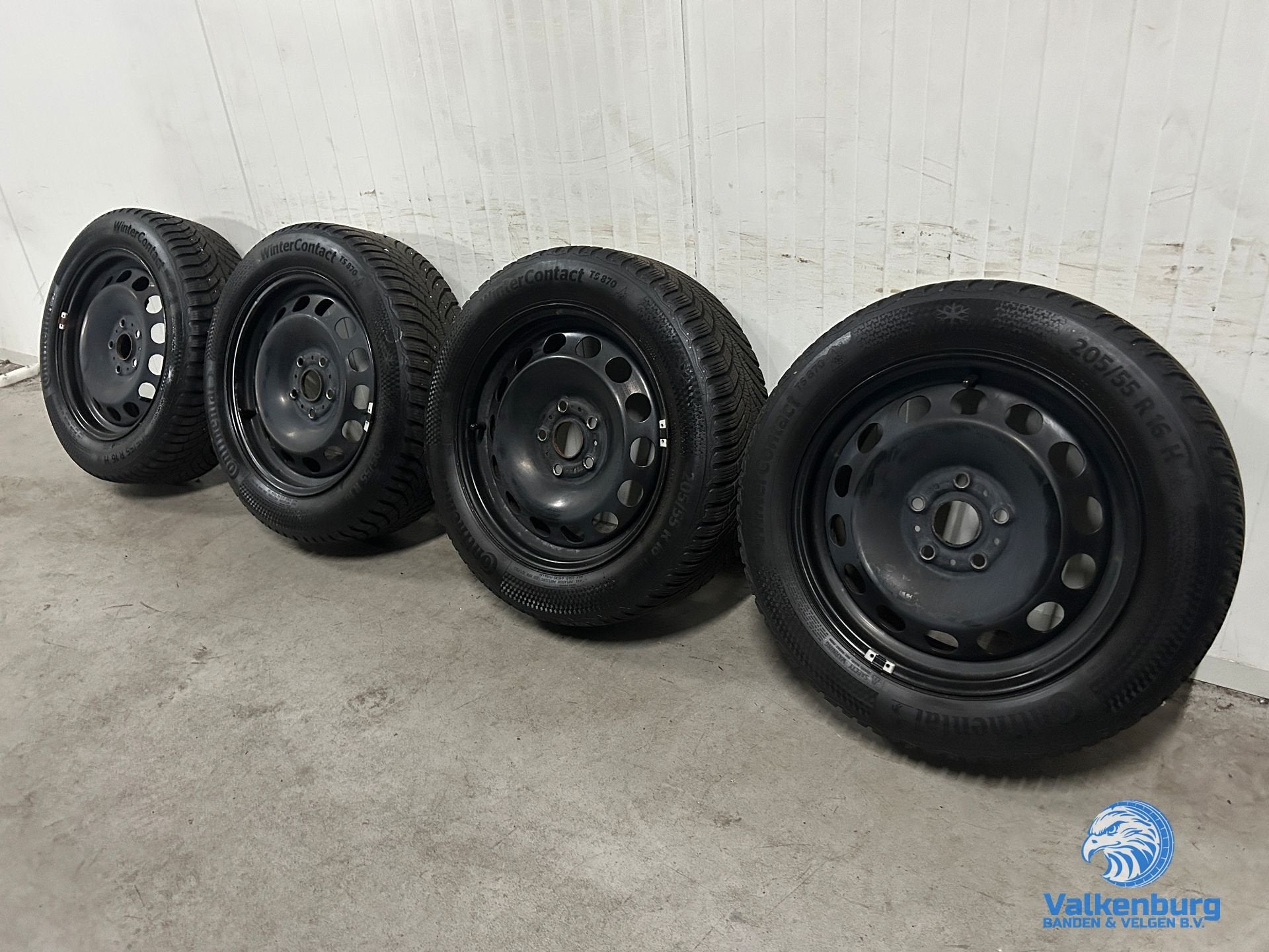 7mm! VAG VW Golf Caddy Audi A3 Leon 16 inch stalen velgen 5x, Auto-onderdelen, Banden en Velgen, Gebruikt, -, Banden en Velgen