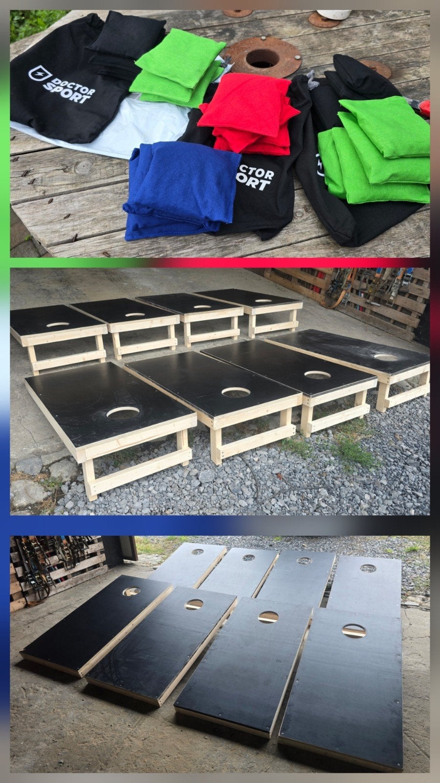 cornhole, Enlèvement ou Envoi