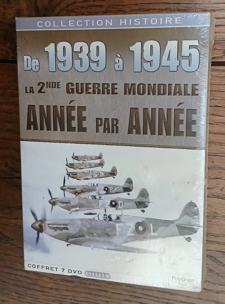 Série complète 7 DVD la 2éme guerre mondiale année par année, Enlèvement ou Envoi, Armée de terre, Autres types