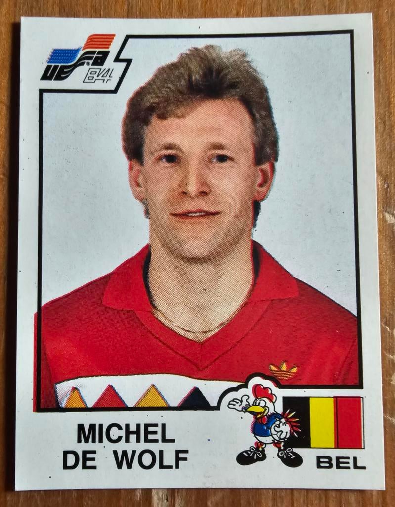 Panini Euro 84 N 92 Michel De Wolf La Belgique n'a pas été, Enlèvement ou Envoi, Comme neuf, Autocollant