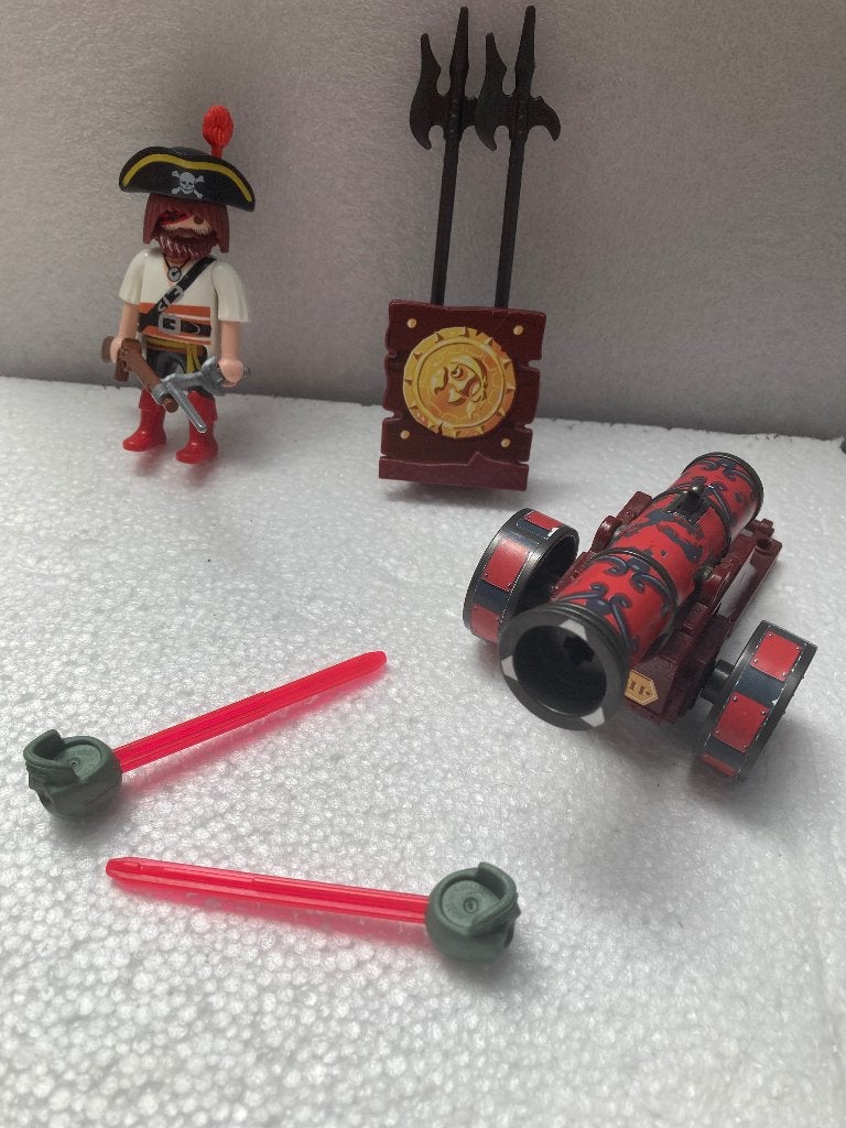 Playmobil 6163 – Pirate Canonnier, Kinderen en Baby's, Speelgoed | Playmobil, Ophalen, Complete set, Fantasy, Zo goed als nieuw