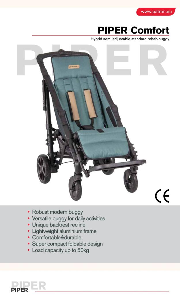Buggy voir kinderen met beperking, Ophalen, Nieuw, Overige merken, Verstelbare rugleuning