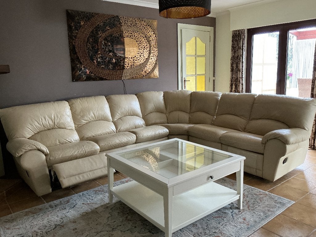 Coin salon en cuir, Enlèvement, Utilisé, Autres matériaux