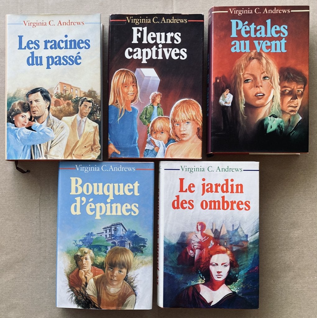 Saga complète : FLEURS CAPTIVES - Virginia Andrews, Enlèvement ou Envoi, Utilisé, Virginia Andrews