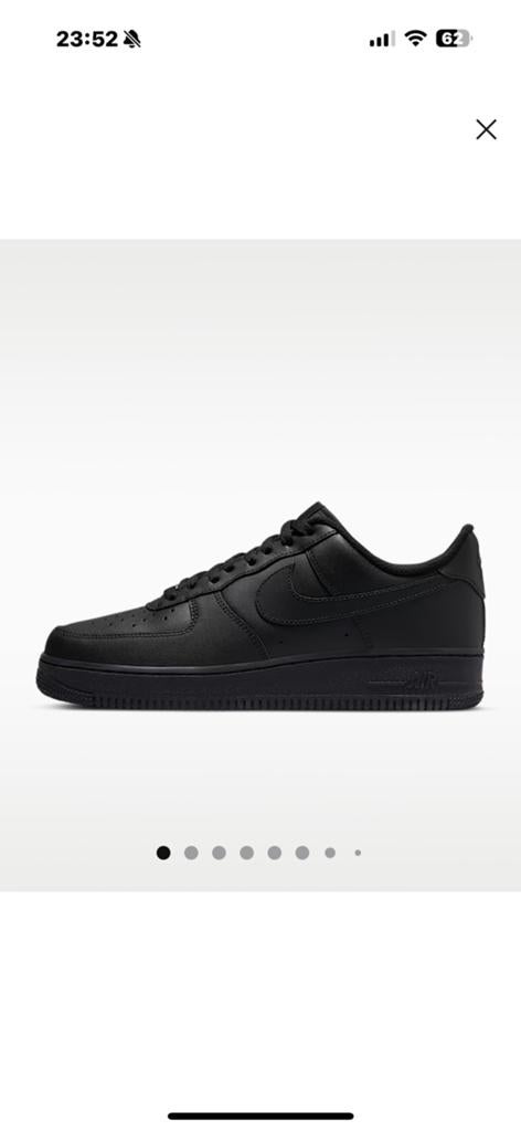 Nieuwe nike air force 1 zwart, Vêtements | Hommes, Chaussures, Neuf, Enlèvement, Baskets, Noir