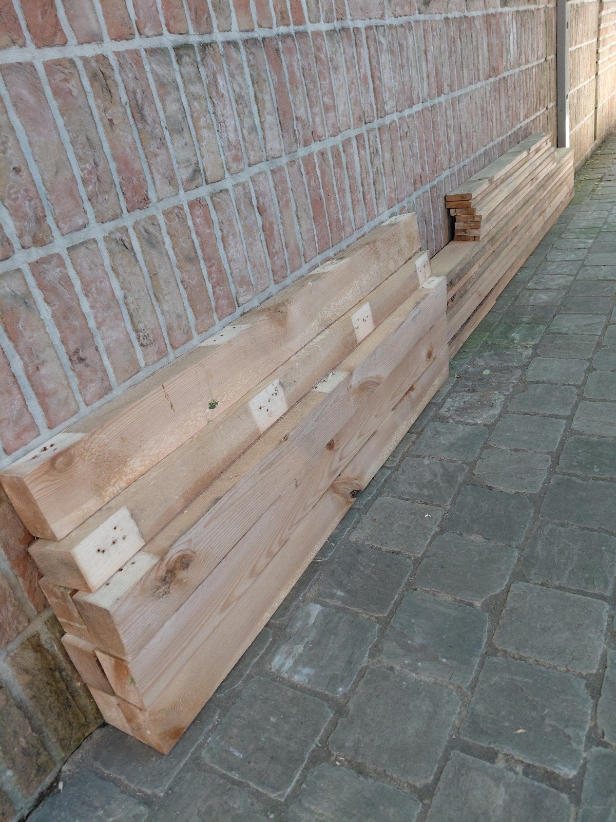 Gerecupereerd grenenhout (75+ meter) – Spijkervrij, Enlèvement