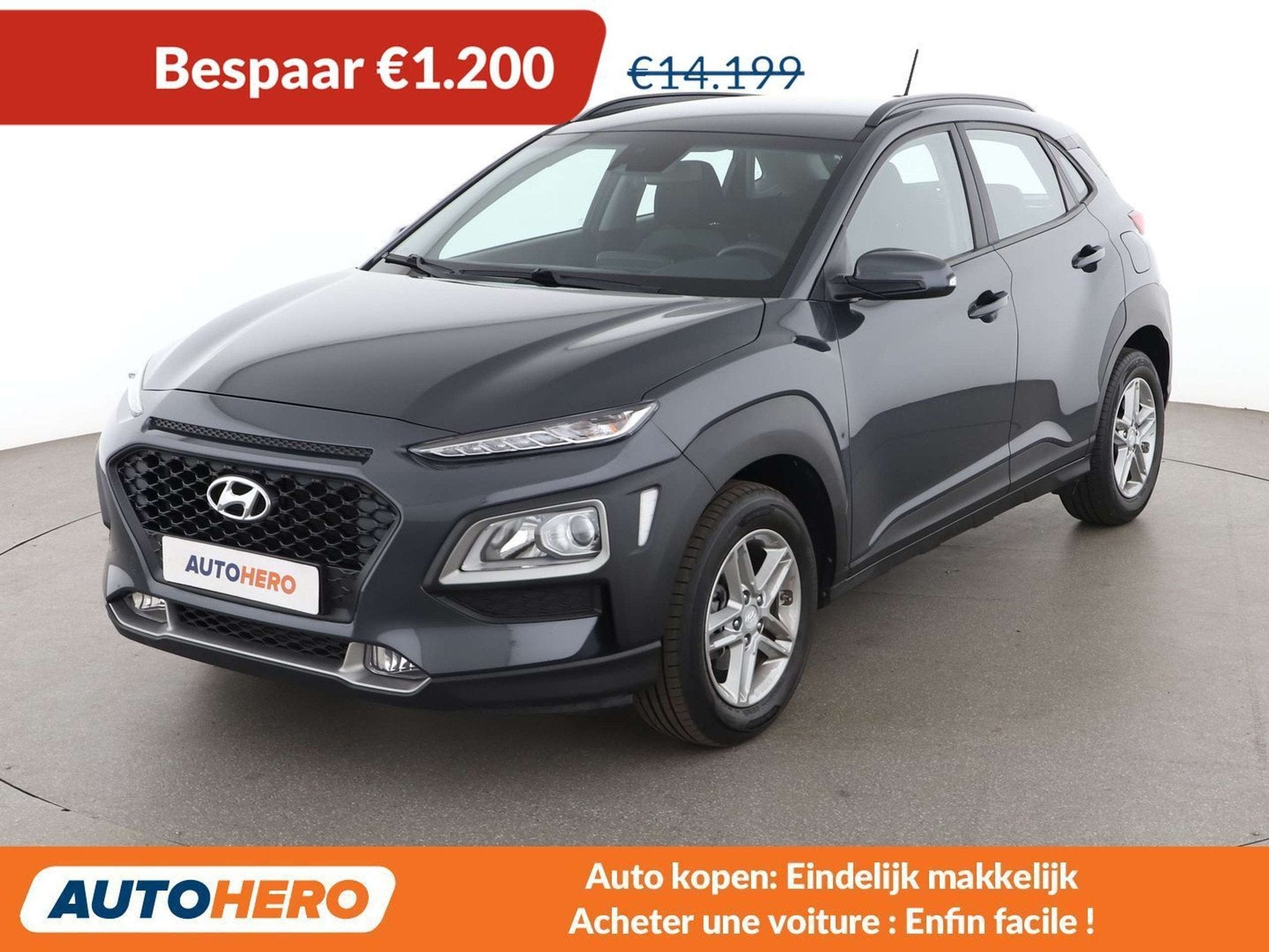 Hyundai KONA 1.0 TGDI Essence 2WD, Autos, Achat, 998 cm³, Euro 6, Noir