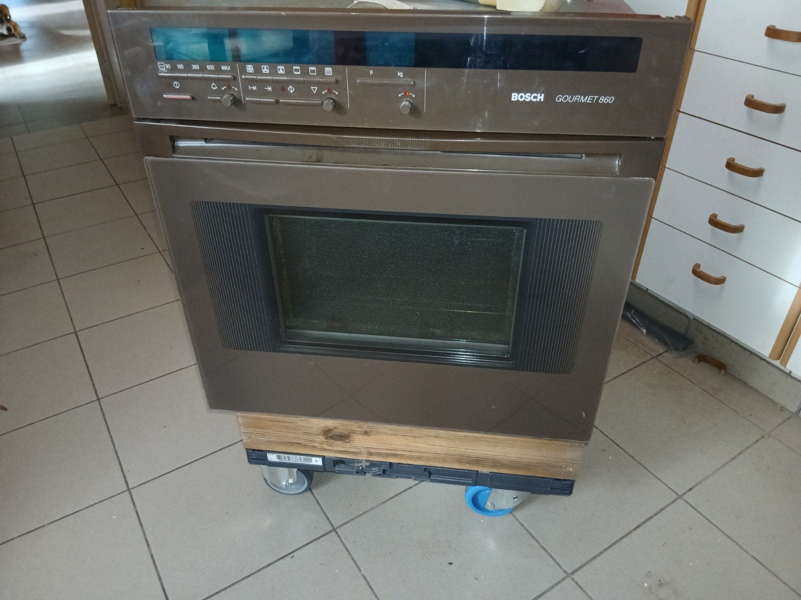 Combi magnetron., Ophalen, Gebruikt, Inbouw, 45 tot 60 cm