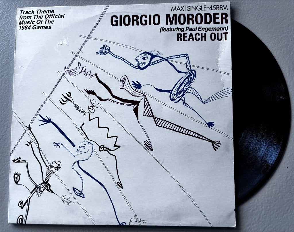 Giorgio Moroder maxi vinyl Reach out (1984), Ophalen of Verzenden