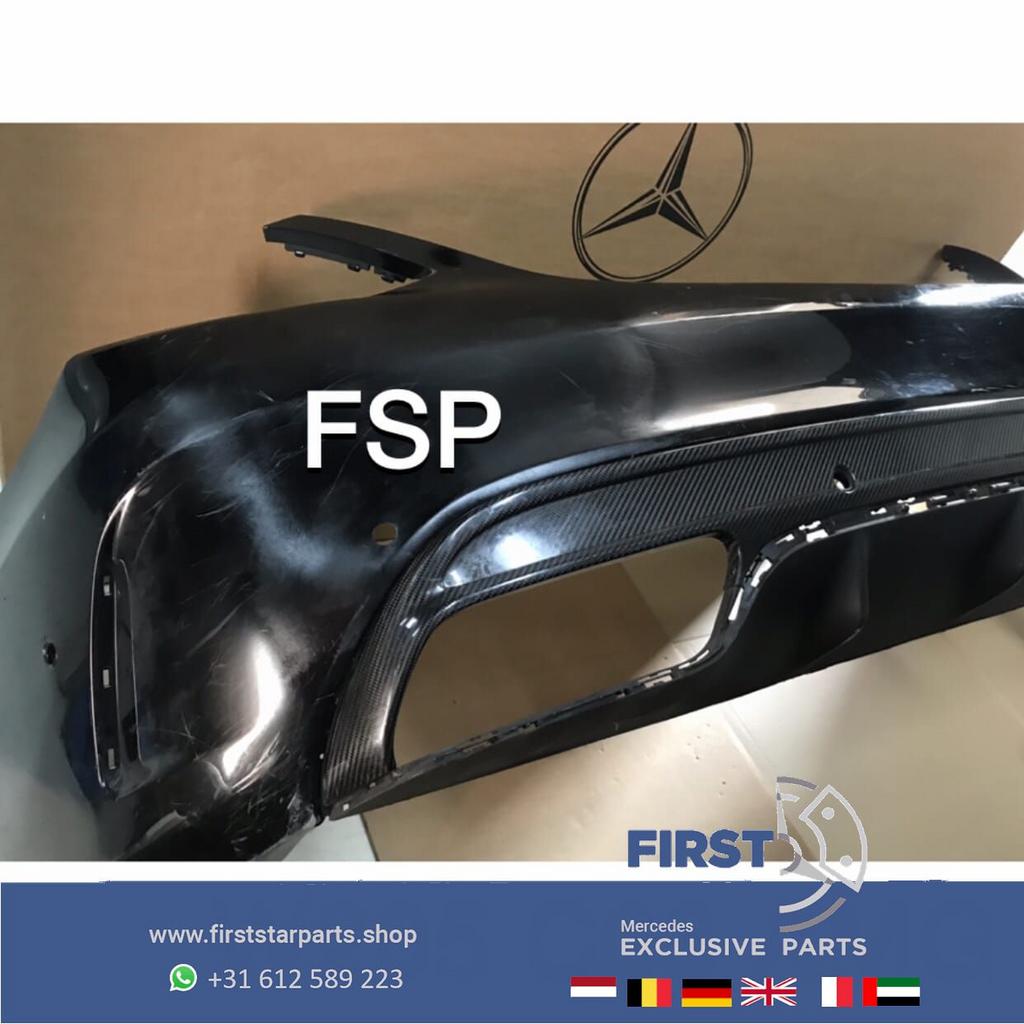 W205 C63 BUMPER + CARBON DIFFUSER C63S AMG Mercedes C KLASSE, Arrière, Utilisé, -, -