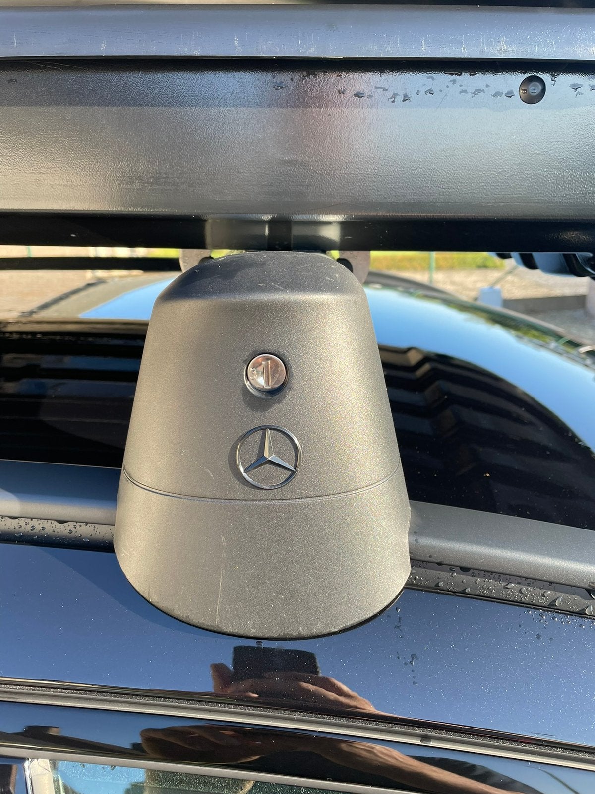 Dakrails / dakdragers mercedes c klasse te huur, Auto diversen, Ophalen, Zo goed als nieuw