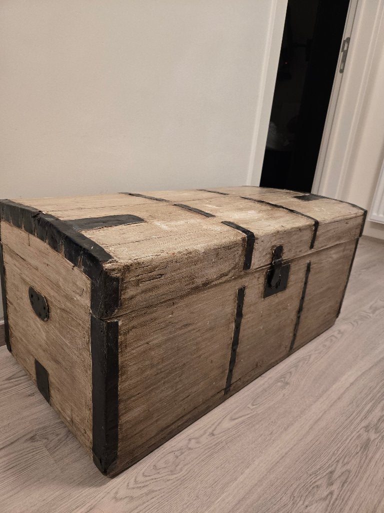 Houten kist, Ophalen, Minder dan 50 cm, Gebruikt, 50 tot 100 cm