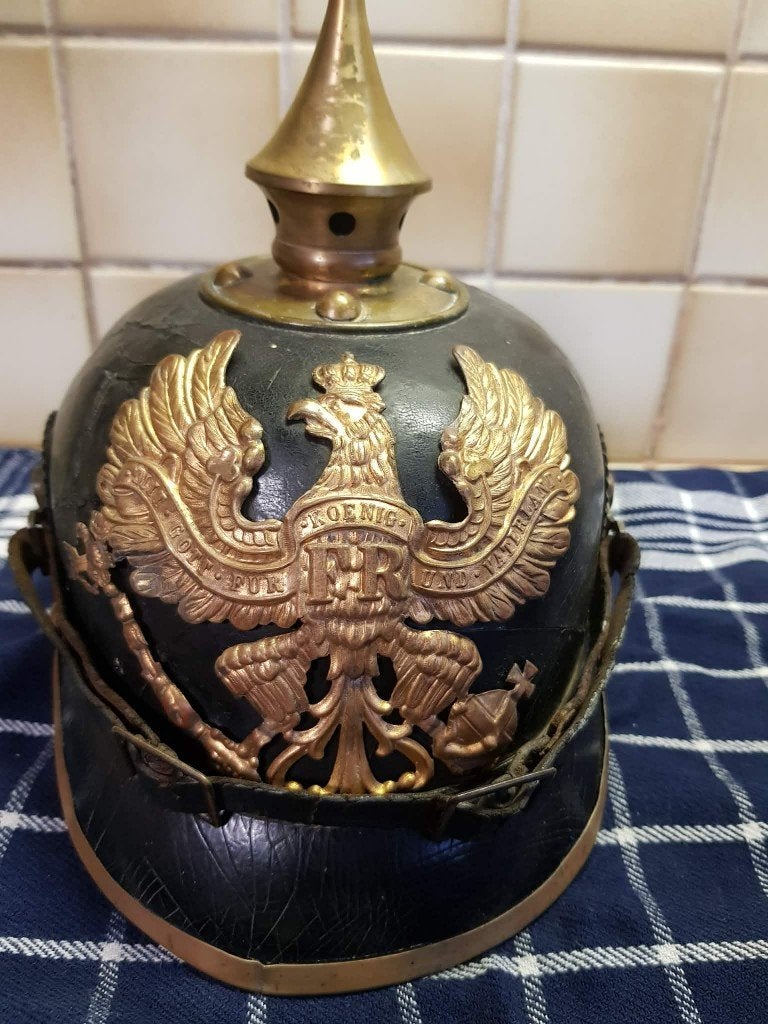 wo1 pickelhaube, Enlèvement ou Envoi, Armée de terre, Casque ou Béret