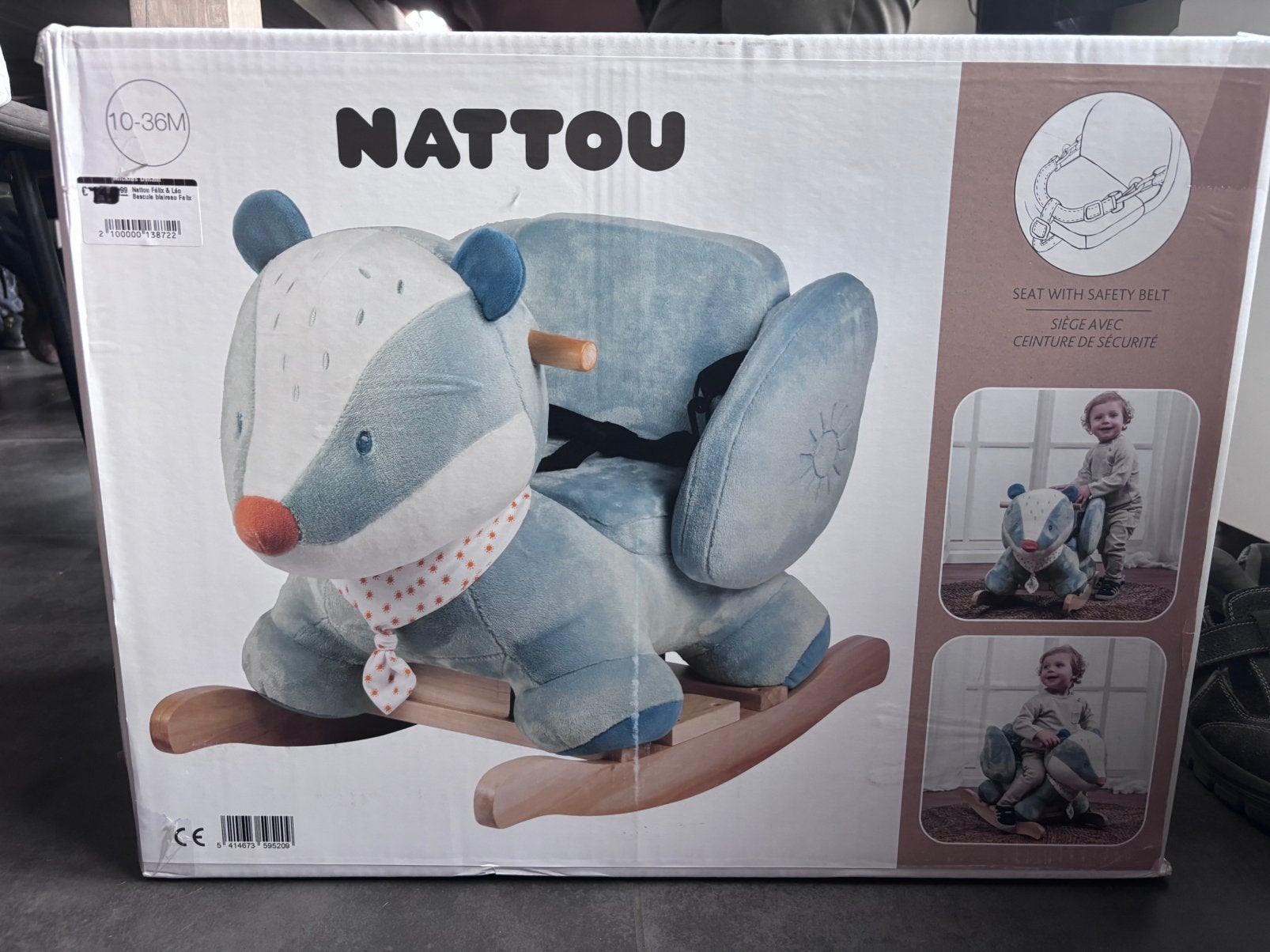 Nattou Félix – Cheval à bascule, Enfants & Bébés, Enlèvement, Neuf