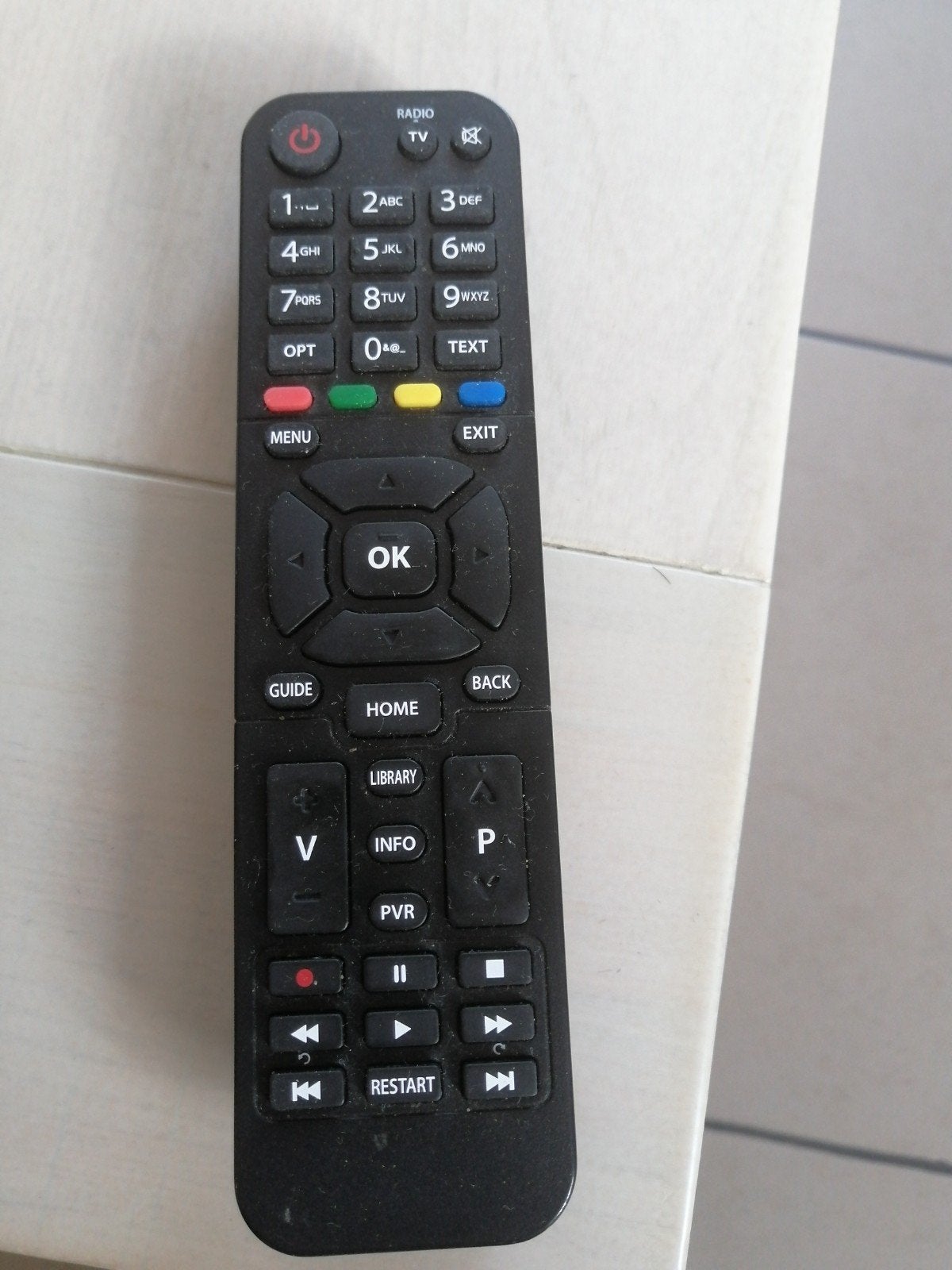 afstandsbediening tv vlaanderen, Ophalen, Tv
