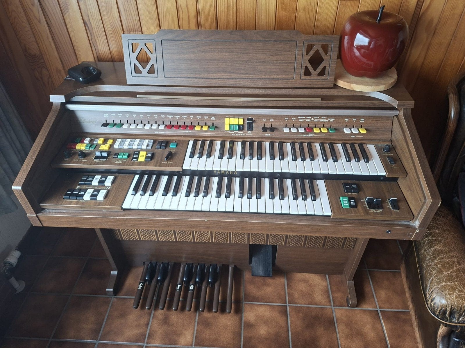elektrische orgel, Muziek en Instrumenten, Orgels, Ophalen, Gebruikt, 2 klavieren, Orgel