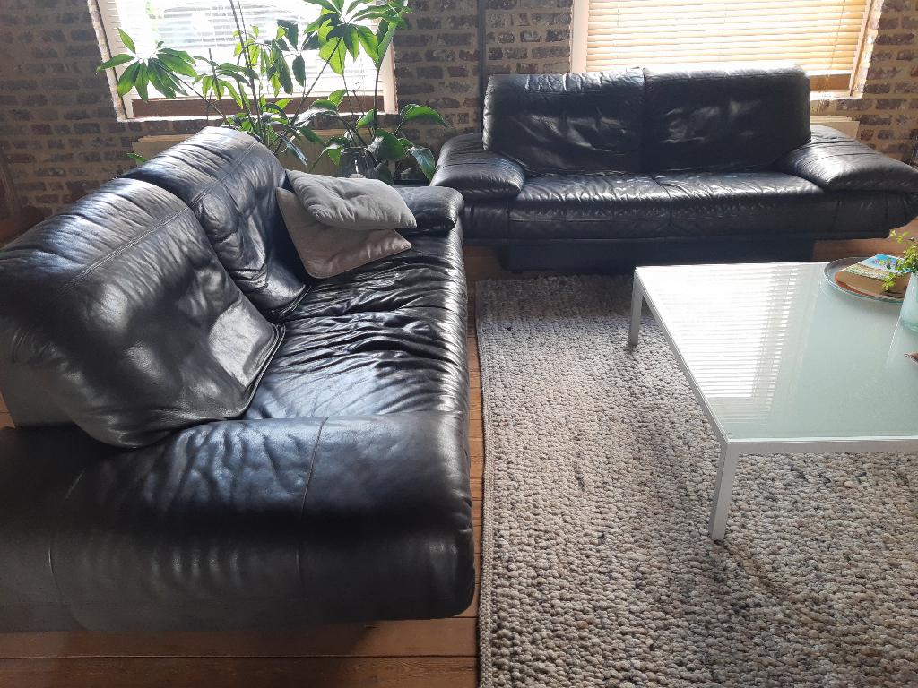 2 zitbanken Rolf Benz te koop, Overige maten, 150 tot 200 cm, Ophalen of Verzenden, Rechte bank