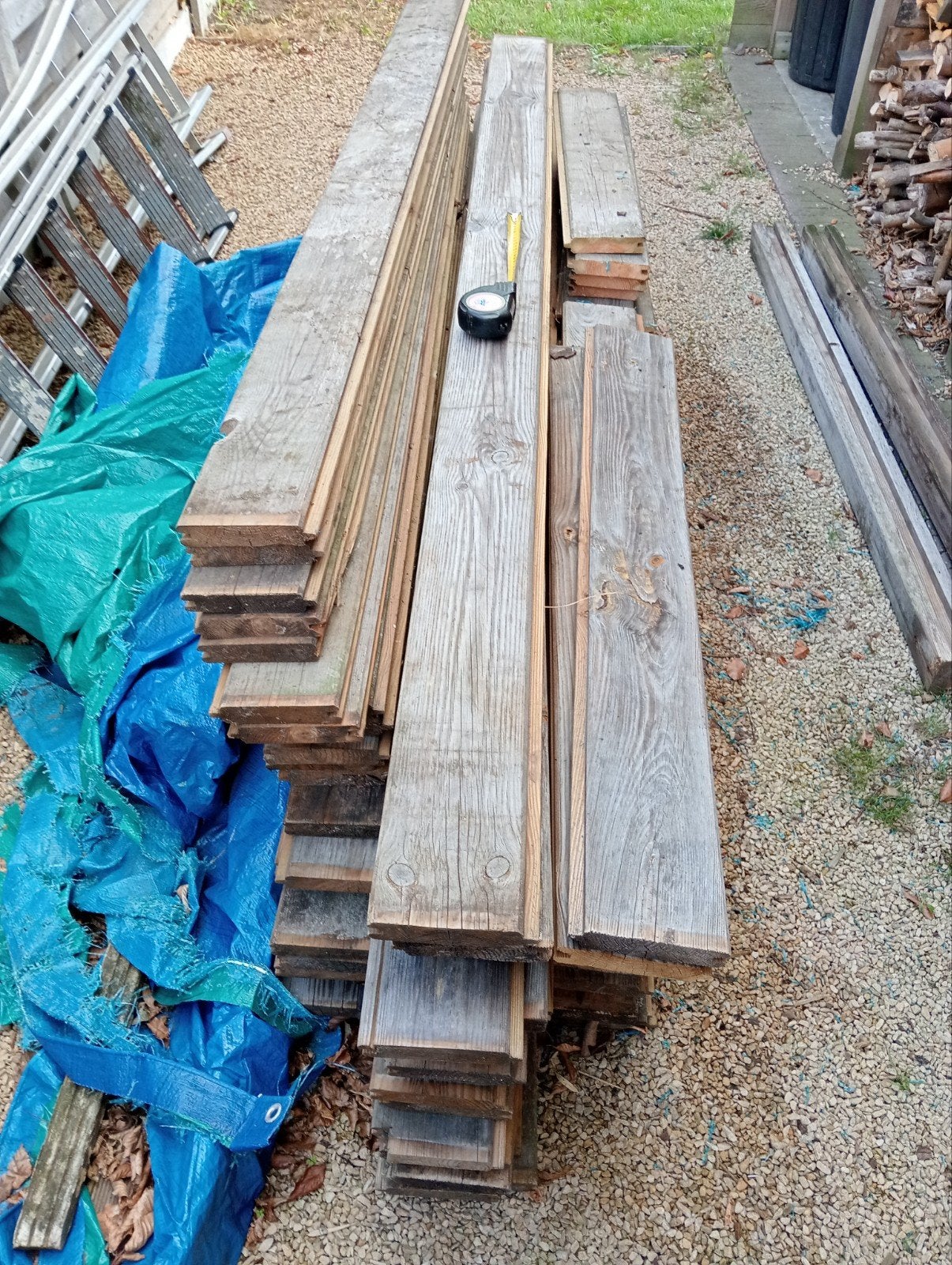 planches à lapin, couteau et rainure pour, par exemple, clôt, Enlèvement, Utilisé, Bois, 20 à 50 mm