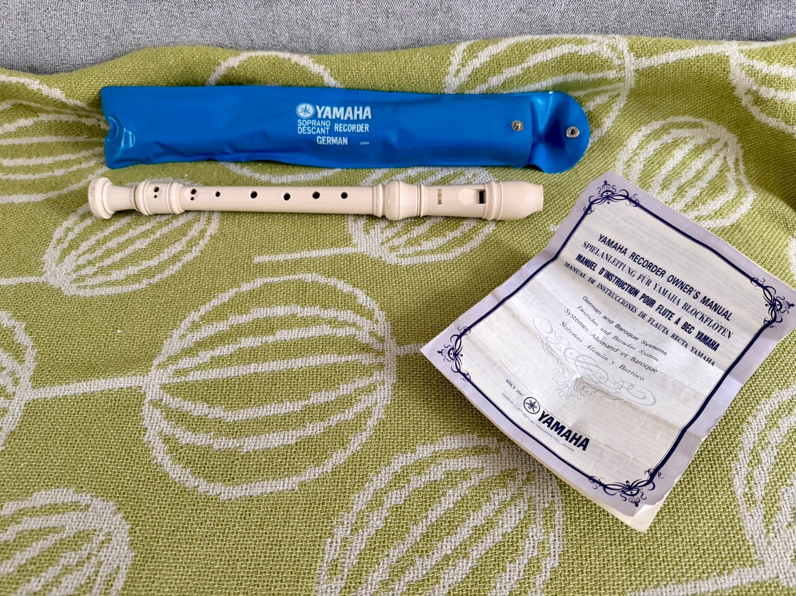 Blokfluit YAMAHA voor eerste jaar notenleer, Muziek en Instrumenten, Ophalen of Verzenden, Zo goed als nieuw, Blokfluit