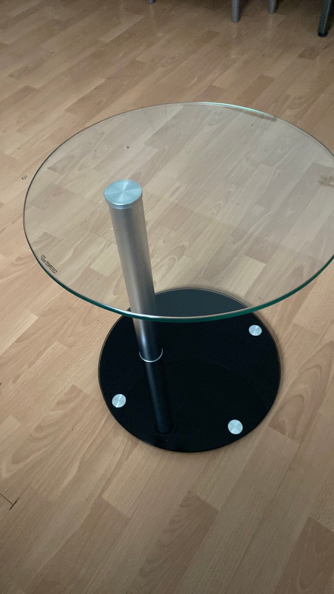 Petite table en verre, Maison & Meubles, Tables | Tables d'appoint, Enlèvement, Utilisé, Verre