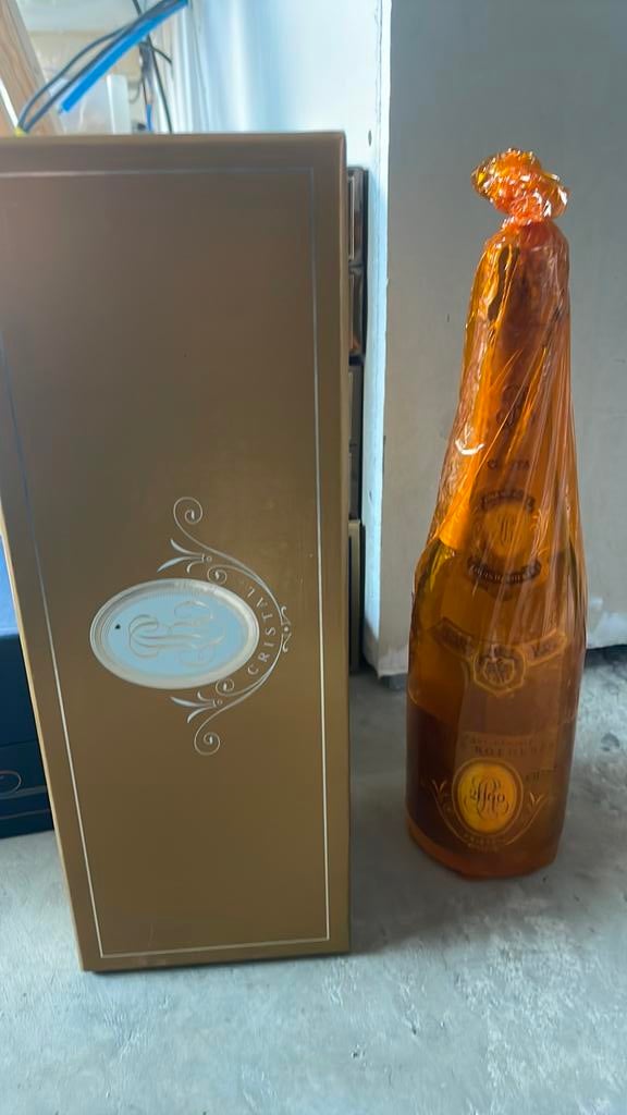 Champagne Louis Roederer Cristal vintage 2000, Verzamelen, Ophalen of Verzenden, Champagne
