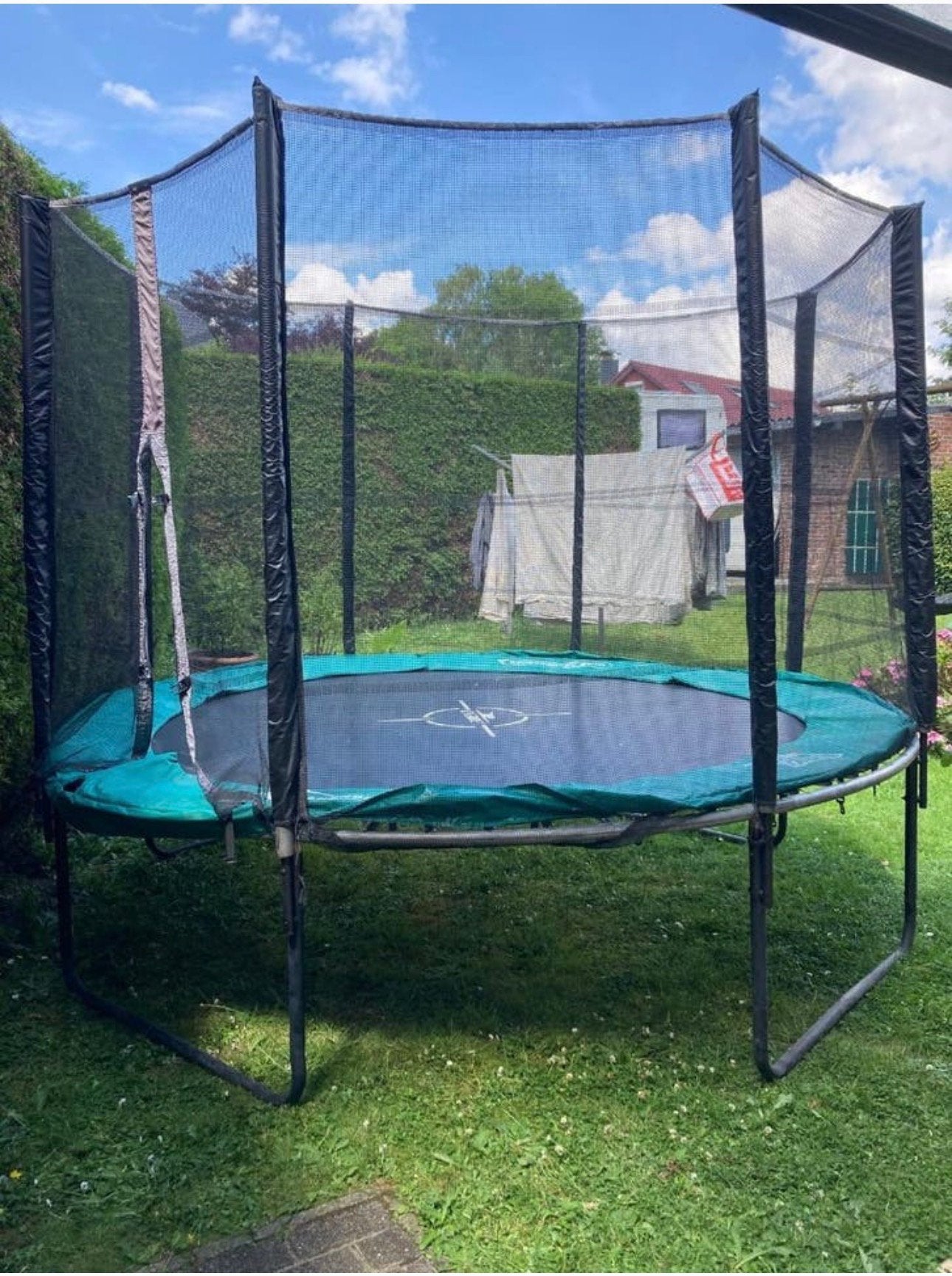 trampoline +-4m, Enfants & Bébés, Jouets | Extérieur | Trampolines, Enlèvement, Comme neuf