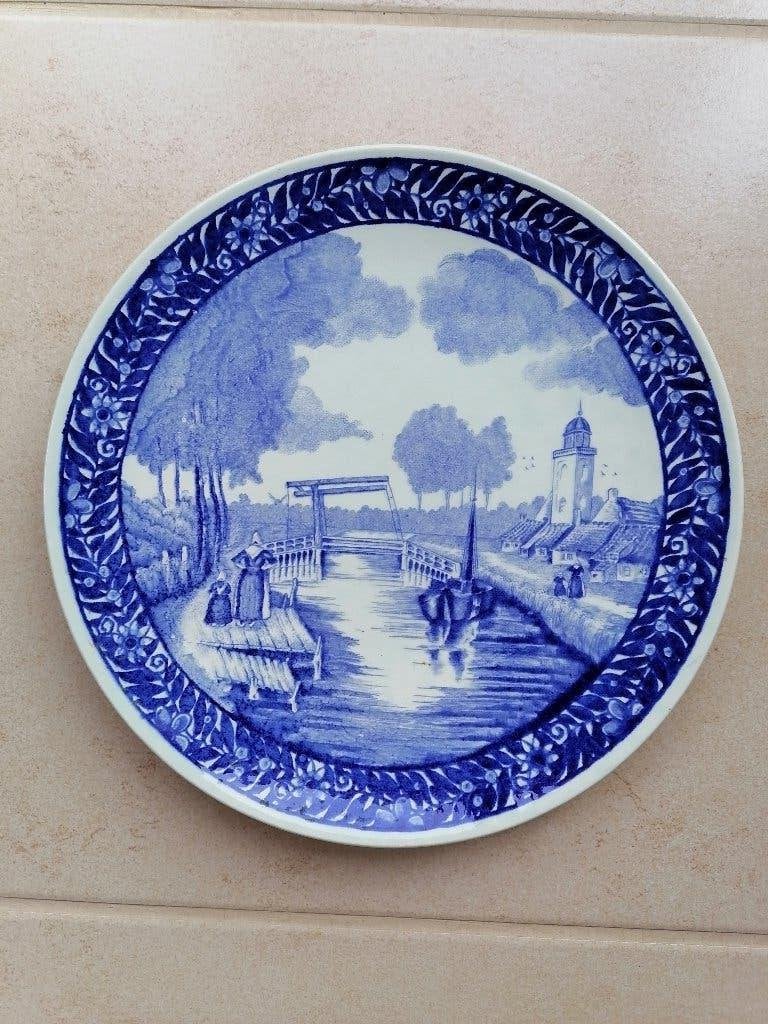 assiette bleu de DELFT, Enlèvement, Comme neuf, Céramique, Bleu de Delft