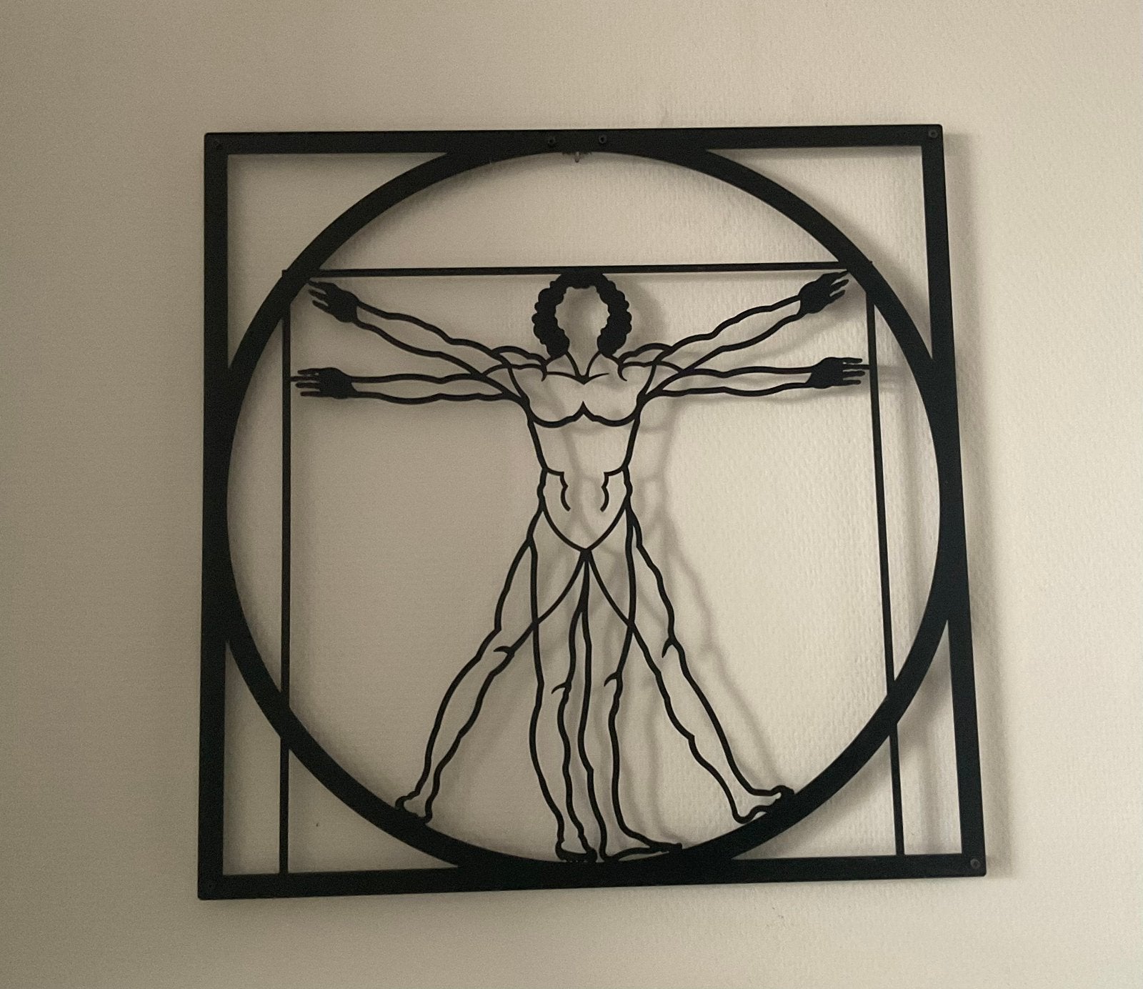 Metalen wanddecoratie, Ophalen