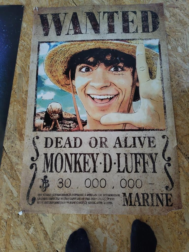 One piece poster, Collections, Enlèvement
