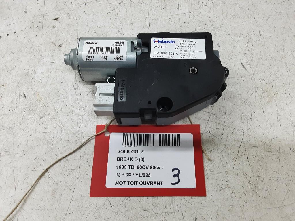TOIT OUVRANT MOTEUR Golf VII Variant (AUVV) (5G0959591A), Autos : Pièces & Accessoires, Autres pièces automobiles, Volkswagen