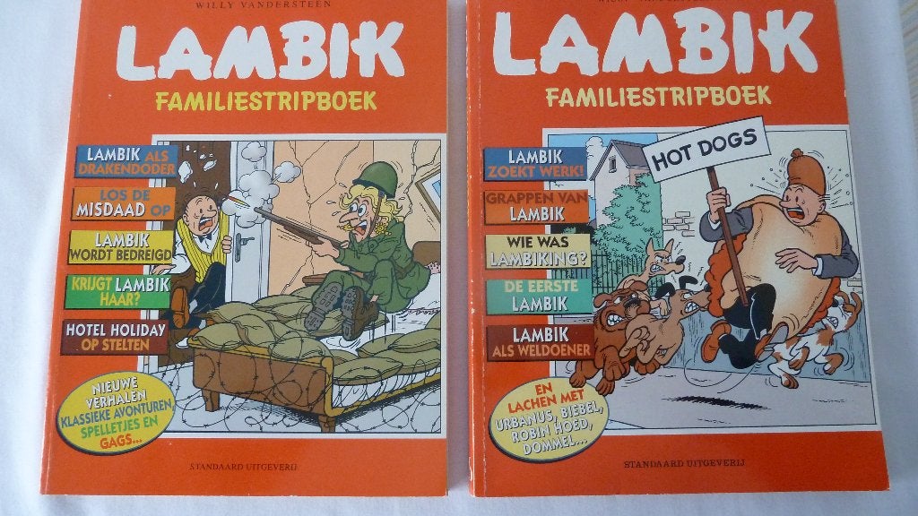 Lambik familiestripboek, Boeken, Meerdere stripboeken, Ophalen, Zo goed als nieuw