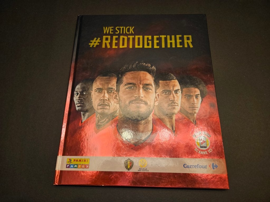 Panini Rode Duivels 2018 boek uitstekend en volledig!, Ophalen of Verzenden, Zo goed als nieuw, Sport