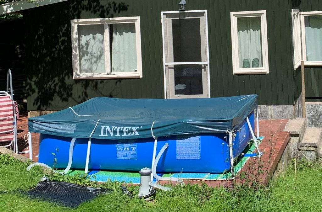 À vendre : piscine pour enfants Intex 2 x 3 (3,6/4 m3), Jardin & Terrasse, 200 à 400 cm, Comme neuf, Enlèvement, Rectangulaire