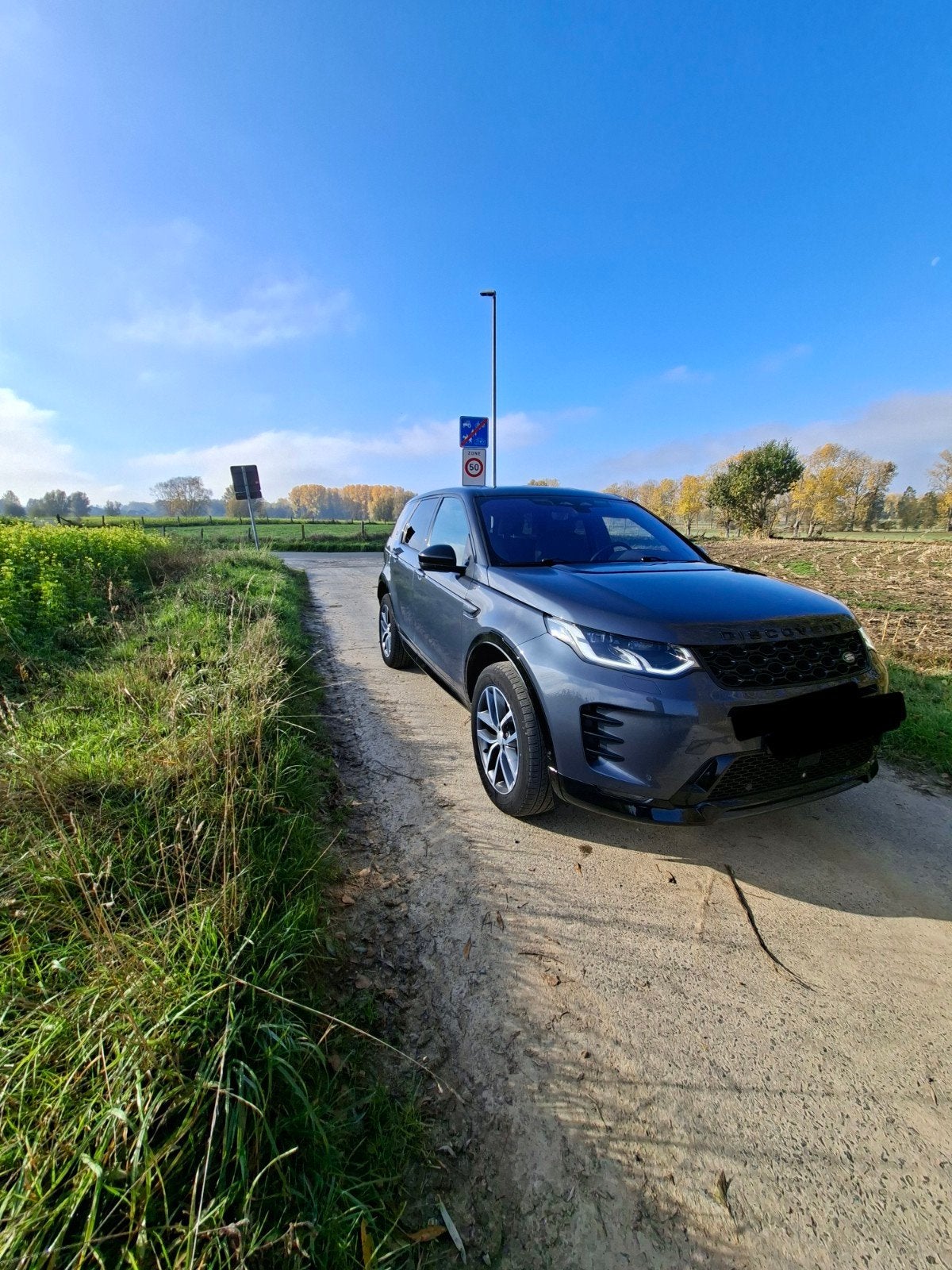 Landrover Discovery Sport R-Dynamic SE, Auto's, Automaat, Verwarmde buitenspiegels, Blauw, Leder