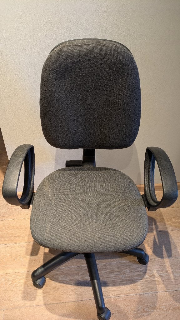 chaise de bureau, Enlèvement, Utilisé, Gris, Chaise de bureau