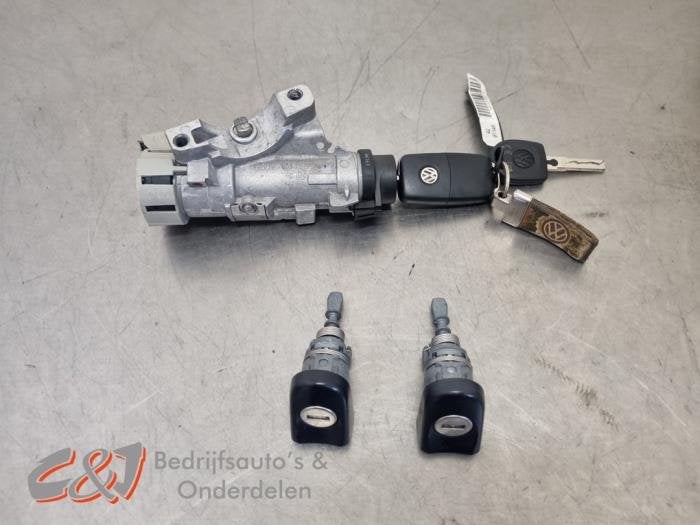 Serrure de contact + clé d'un Volkswagen Transporter, Volkswagen, -, 3 mois de garantie, Utilisé