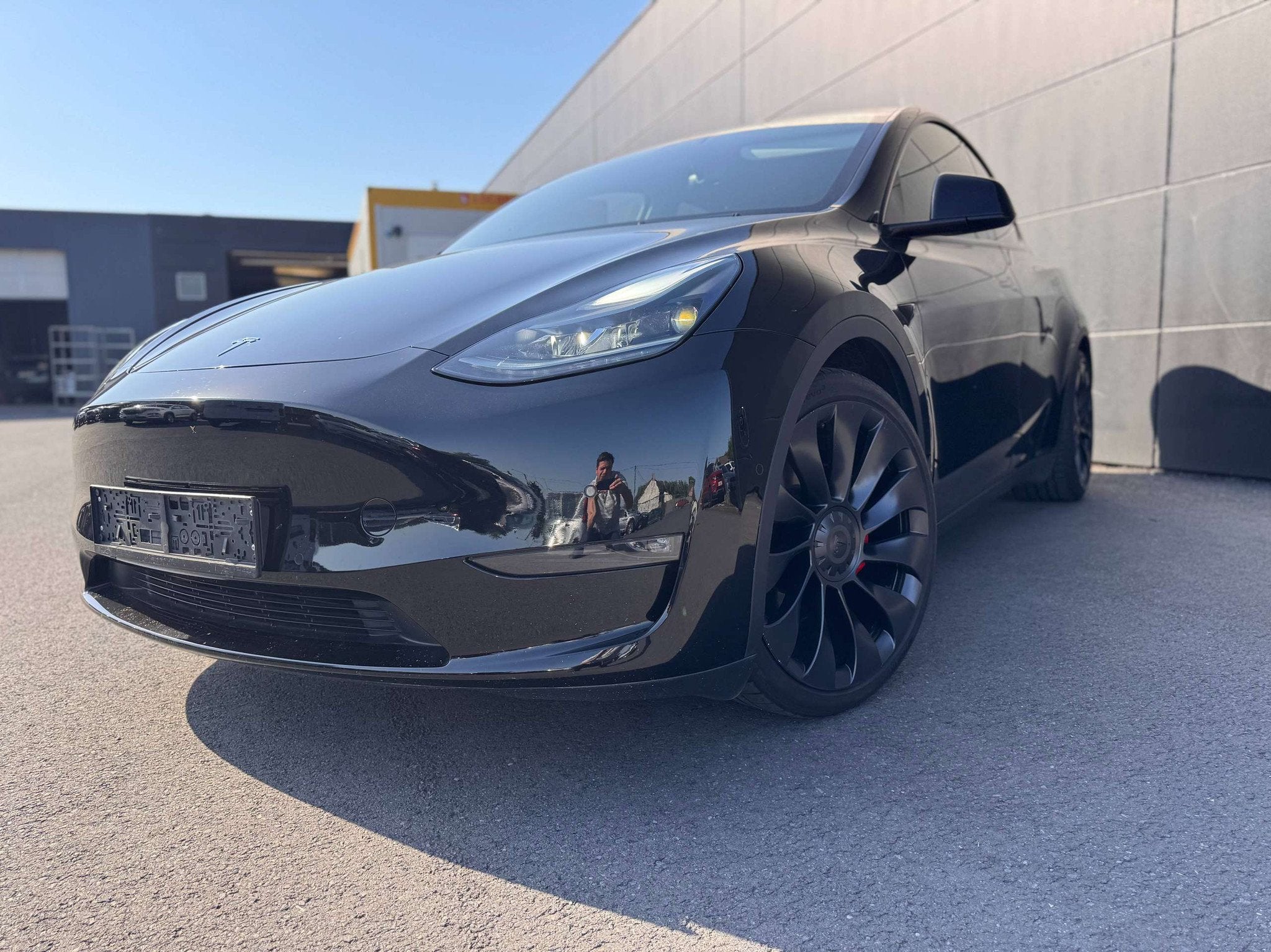 Tesla Model Y Model Y 72.5 kWh Dual Motor Performance 510ch, Autos, Tesla, Cuir, Entreprise, Noir, 5 portes