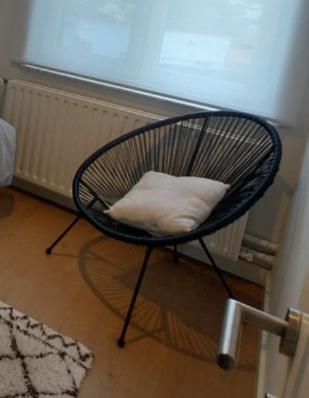Stoel, Huis en Inrichting, Ophalen, Gebruikt, Zwart, Eén