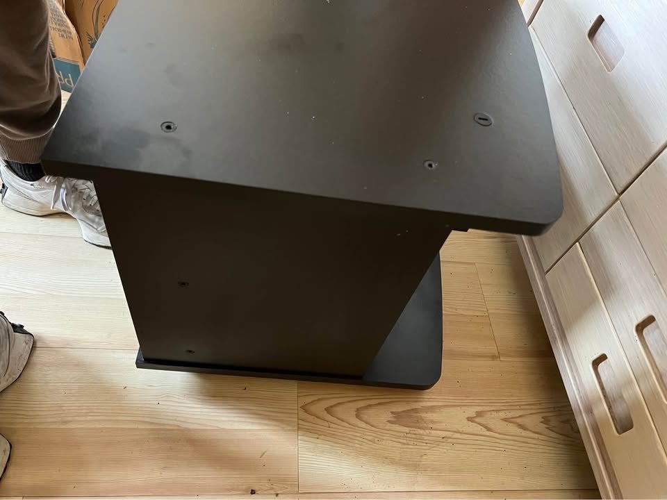 Meuble TV bas noir, 25 à 50 cm, Moins de 100 cm, Enlèvement, Utilisé