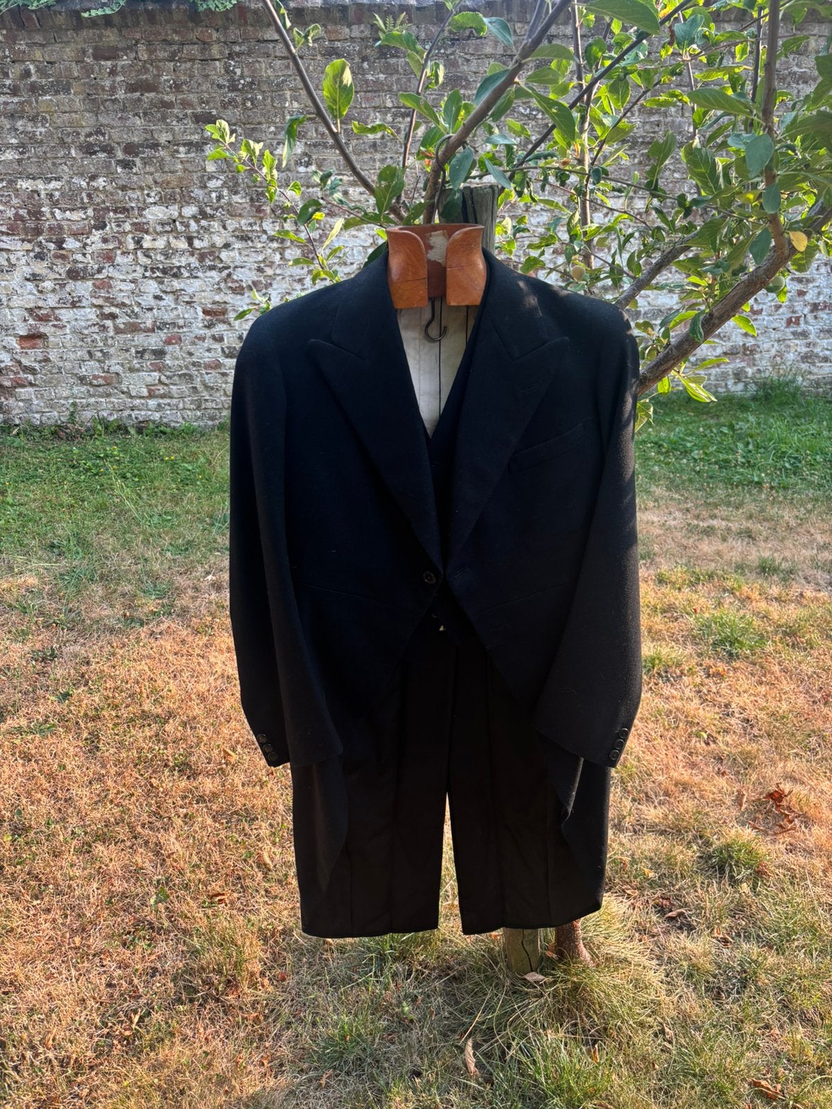 Costume de 1950, Kleding | Heren, Kostuums en vesten, Ophalen of Verzenden, Zo goed als nieuw, Maat 52/54 (L), Zwart