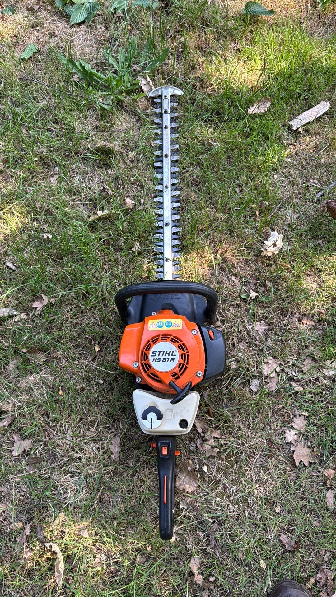 Stihl heggenschaar HS 81 R, Tuin en Terras, Heggenscharen, Ophalen, Gebruikt, Benzine