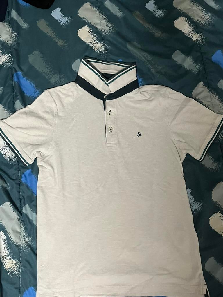 Polo blanc Jack & Jones XS, Enlèvement, Comme neuf, Taille 46 (S) ou plus petite, Blanc