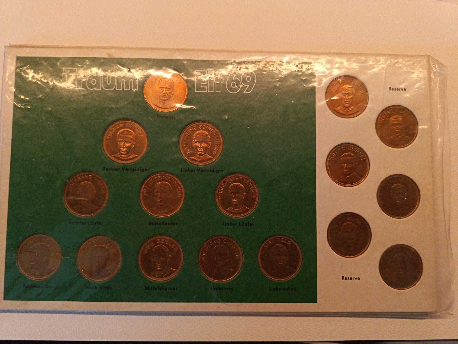 Voetbal, Duits elftal, 1969, Ophalen of Verzenden