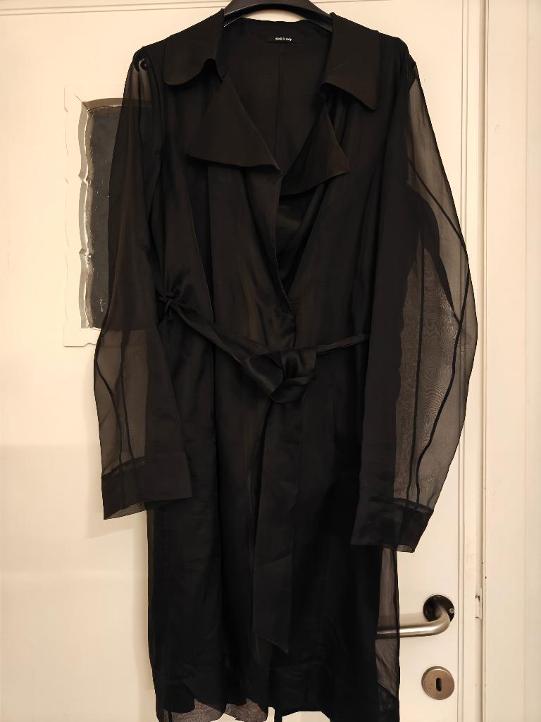Transparante organza jas Maison Margiela, Kleding | Dames, Ophalen, Maison Margiela, Zwart, Maat 42/44 (L)