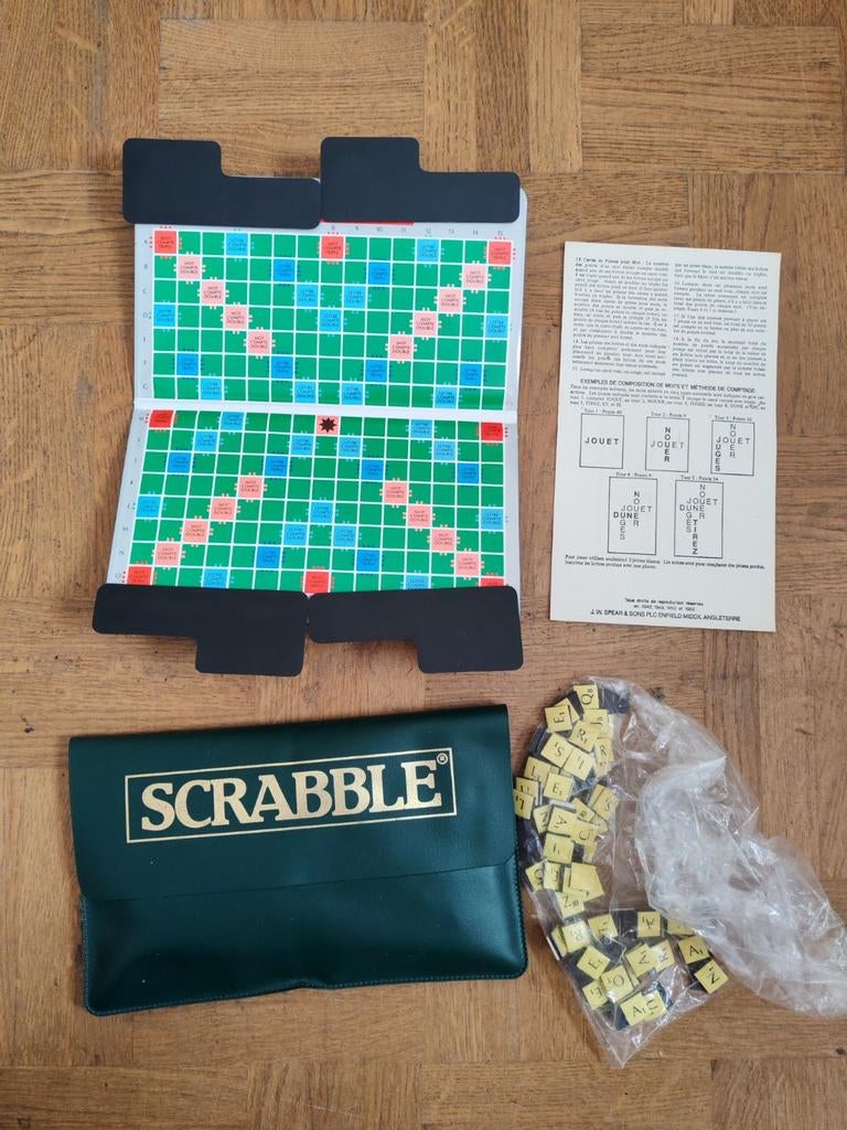 Mini Scrabble magnétique en francais, Enlèvement ou Envoi