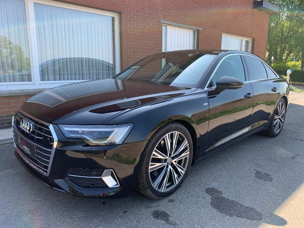 AUDI A6 SLINE HYBRIDE/QUATTRO/CAMERA/ADAPTIVECRUISE/TREKHAAK, Autos, Cuir, Achat, Euro 6, Entreprise