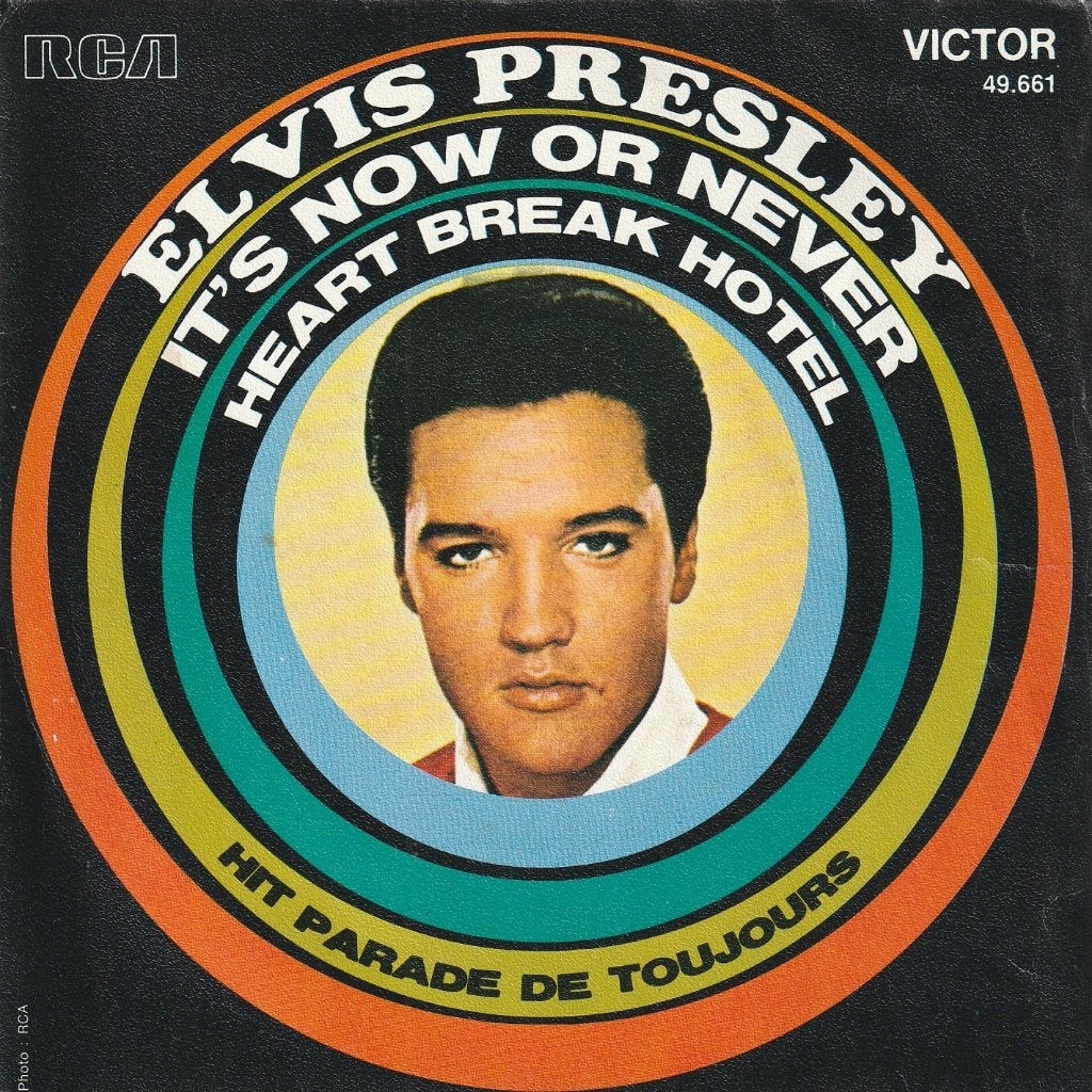 Elvis Presley - It's now or never, 7 inch, Single, Zo goed als nieuw, Rock en Metal